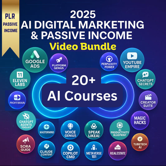 AI Digital Marketing & Passive Income Courses Bundle